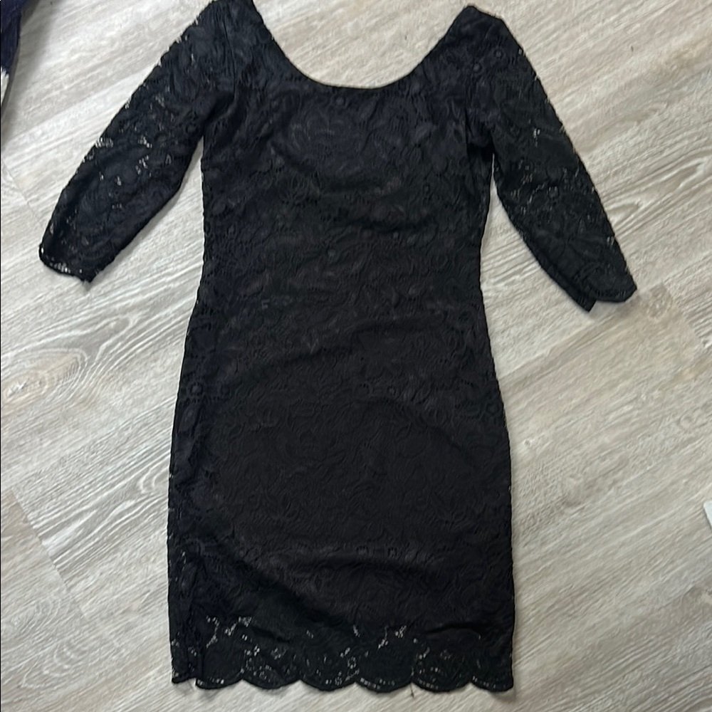 Velvet Torch Black Dress